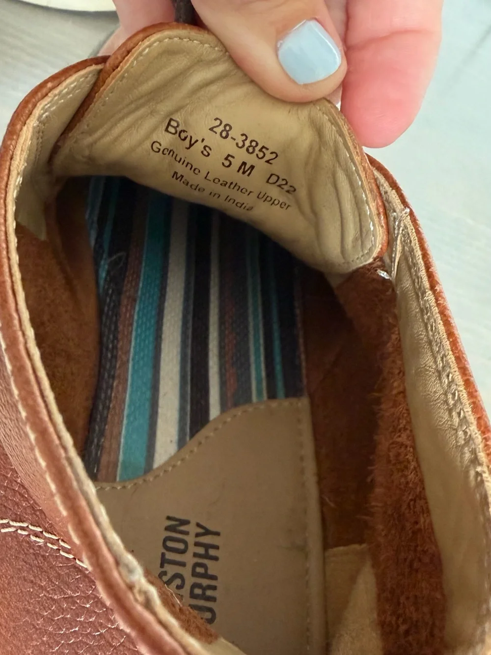 Johnston & Murphy upper durable fit